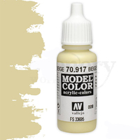 Vallejo Model Colour #008 Beige 17 ml Acrylic Paint [70917]