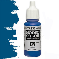 Vallejo Model Colour #053 Dark Blue 17 ml Acrylic Paint [70930]