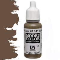 Vallejo Model Colour #148 Burnt Umber 17 ml Acrylic Paint [70941]