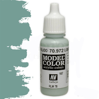 Vallejo Model Colour #107 Light Green Blue 17 ml Acrylic Paint [70972]