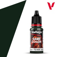 Vallejo Game Colour Dark Green 18ml Acrylic Paint 72028