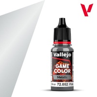 Vallejo Game Colour Metal Silver 18ml Acrylic Paint 72052