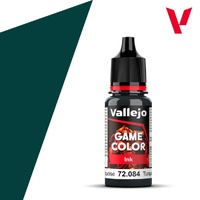 Vallejo Game Colour Ink Dark Turquoise 18ml Acrylic Paint 72084
