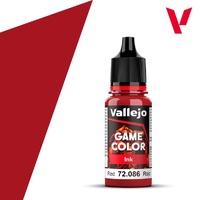 Vallejo Game Colour Ink Red  18ml Acrylic Paint 72086