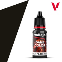 Vallejo Game Colour Charcoal 18ml Acrylic Paint 72155
