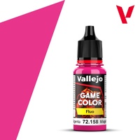 Vallejo Game Colour Fluorescent Magenta 18ml Acrylic Paint 72158