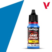 Vallejo Game Colour Fluorescent Blue 18ml Acrylic Paint 72160