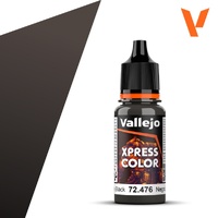 Vallejo Game Colour Xpress Color Greasy Black 18ml Acrylic Paint 72476