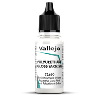 Vallejo Game Colour Polyurethane Gloss Varnish 18ml Acrylic Paint 72650