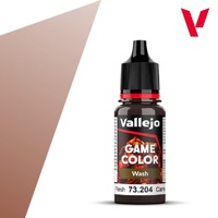 Vallejo Game Colour Wash Flesh  18ml Acrylic Paint 73204