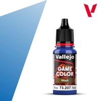 Vallejo Game Colour Wash Blue  18ml Acrylic Paint 73207
