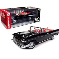 Auto World SS134 James Bond 1957 Chevy Bel Air Convertible 1/18