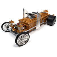 Auto World AWSS137 George Barris Dragula Gold  1/18
