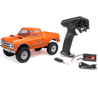 Axial Racing 00001V2T3 SCX24 1967 Chevroley C10 Crawler Orange RTR 1/24