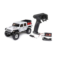 Axial Racing 00005V2T4 SCX24 Jeep Gladiator 1/24 Crawler White RTR 1/24
