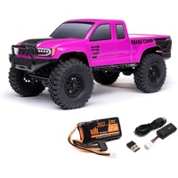 Axial Racing 1219T3 SCX24 Base Camp Rock Crawler Pink RTR 1/24