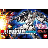 Bandai 5058264 HGUC RX-0 Unicorn Gundam Unicorn Mode 1/144