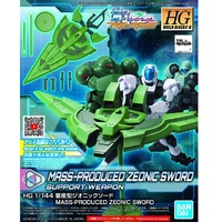 Bandai 5058826 HG Mass Produced Zeonic Sword  1/144