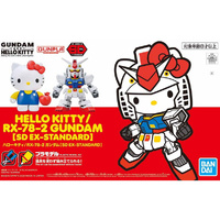 Bandai 50589241 Hello Kitty RX-78-2 Gundam SD Ex Standard