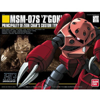 Bandai 5059247 HGUC MSM-07S Zgock Chars Custom 1/144