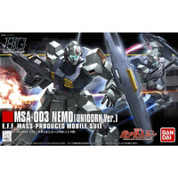 Bandai 5060665 HGUC Nemo Unicorn Ver 1/144