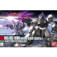 Bandai 5060958 HGUC MSA-003 Nemo Unicorn Desert Colour Ver 1/144