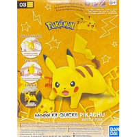 Bandai 5061391 Quick 03 Pikachu Battle Pose Pokemon Model Kit