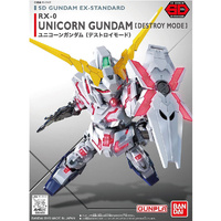 Bandai 5065619 SD Gundam EX Standard Unicorn Gundam Destroy Mode