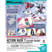 Bandai 5068582 Clear Action Base 7 & Quuuuuux Stickers Set