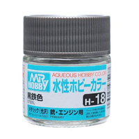Mr Hobby H018 Aqueous Metallic/Gloss Steel