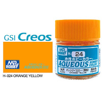 Mr Hobby H024 Aqueous Gloss Orange Yellow