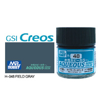 Mr Hobby H048 Aqueous Gloss Field Grey