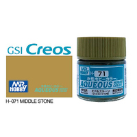 Mr Hobby H071 Aqueous Semi-Gloss Middle Stone