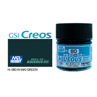 Mr Hobby H080 Aqueous Flat Khaki Green