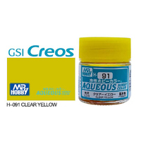 Mr Hobby H091 Aqueous Gloss Clear Yellow
