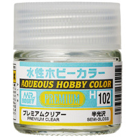 Mr Hobby Aqueous H102 Premium Clear Semi Gloss