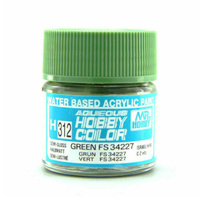 Mr Hobby H312 Aqueous Semi-Gloss Green FS 34227