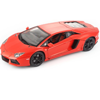 Burago 11033 2012 Lamborghini Aventador Coupe Metallic Orange  1/18