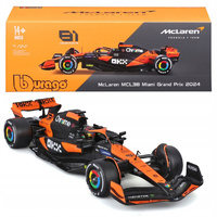 Burago 28033P F1 McLaren MCL38 2024 With Helmet Paistri #81 1/24