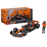 Burago 28040P 2024 McLaren MCL38 #81 With Piastri Figure 1/24