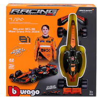 Burago 28505P 2024 F1 McLaren MCL38 #81 Piastri With Helmet Kit 1/24