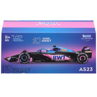 Burago 38073G 2023 F1 Renault Alpine A523 #10 Gasley With Helmet 1/43
