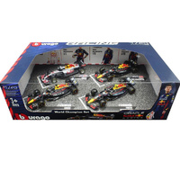 Burago 38092 F1 4 Piece Gift Set Red Bull Verstappen 1/43
