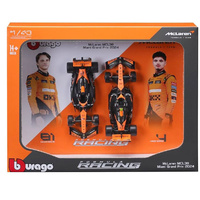 Burago 38109 F1 2 Piece Gift Set 2024 McLaren MCL38 1/43