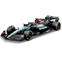 Burago 38209H 2024 F1 Mercedes AMG W15 #44 Hamilton With Helmet  1/43