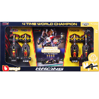 Burago 38213 F1 4 Piece Gift Set Verstappen Four World Championships 1/43