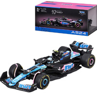 Burago 38220G 2024 F1 BWT Alpine A524 #10 Gasley With Helmet  1/43