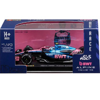 Burago 36858C 2025 BWT Alpine A525 #43 Colapinto With Helmet & Showcase 1/43