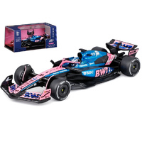 Burago 36858G 2025 BWT Alpine A525 #10 Gasley With Helmet & Showcase 1/43