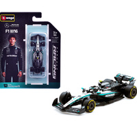 Burago 58002A 2025 Formula 1 Mercedes AMG F1 W16 #12 Kimi Antonelli  1/64